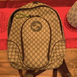 Gucci Monogram Backpack